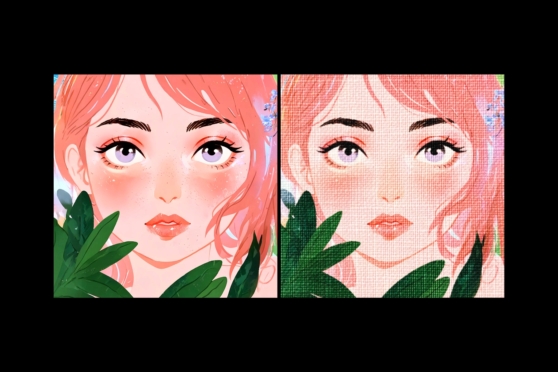 Embroidery Texture Photo Effect