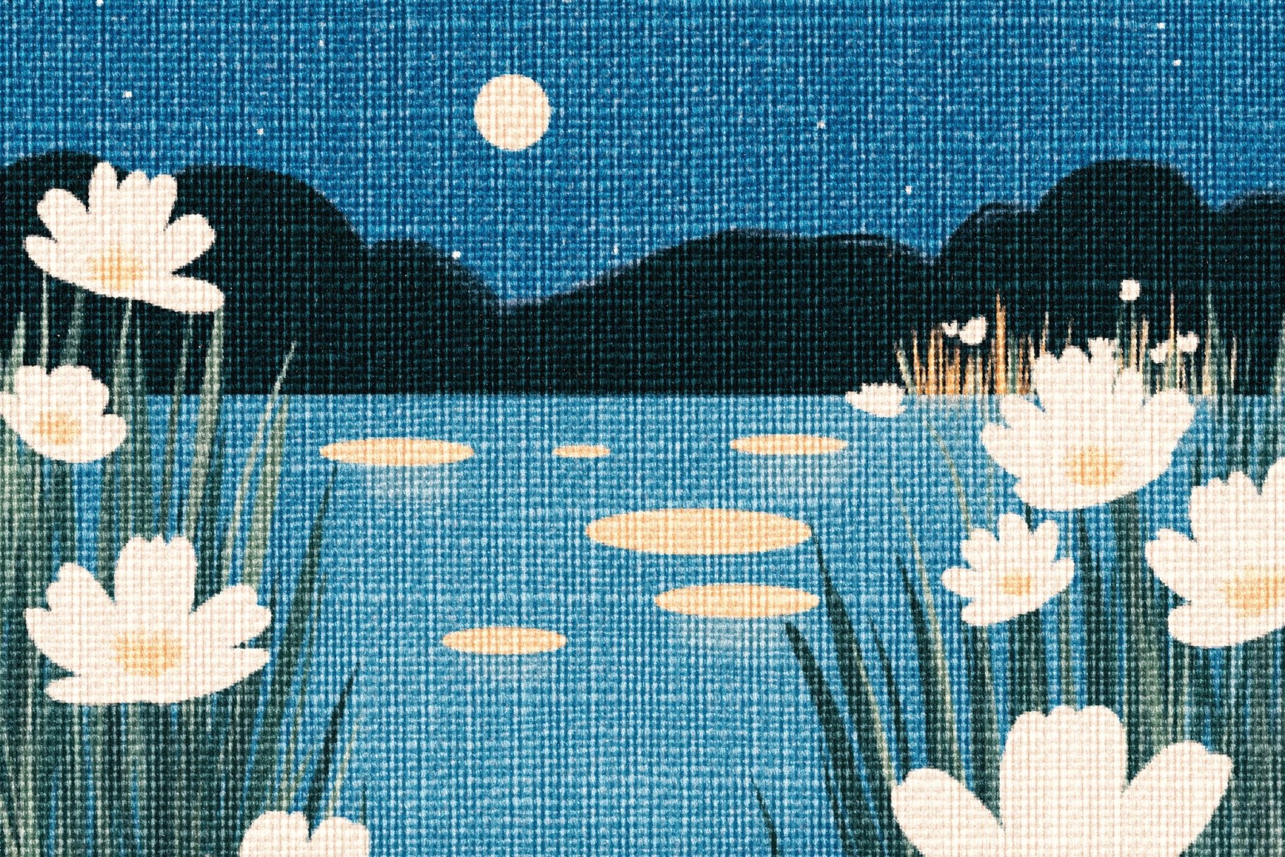 Embroidery Texture Photo Effect