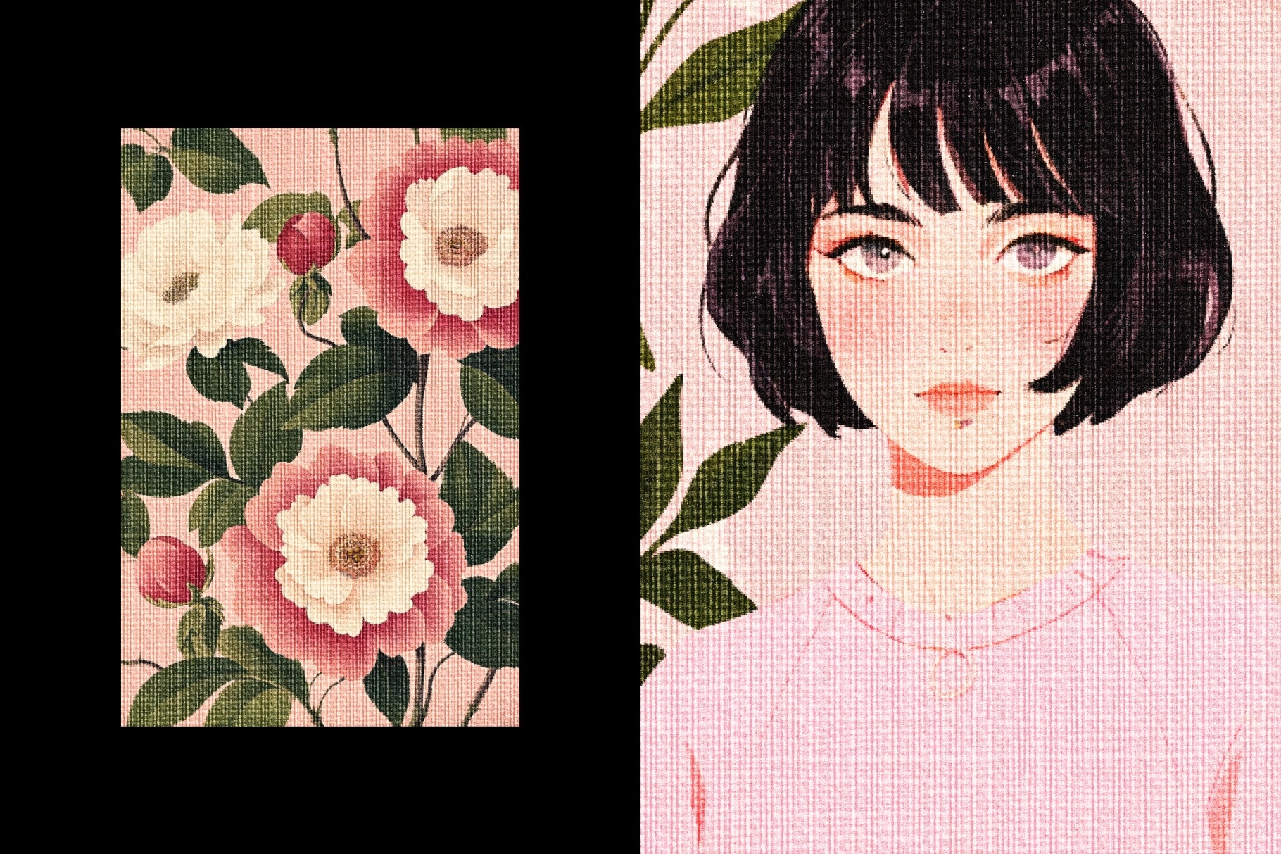 Embroidery Texture Photo Effect