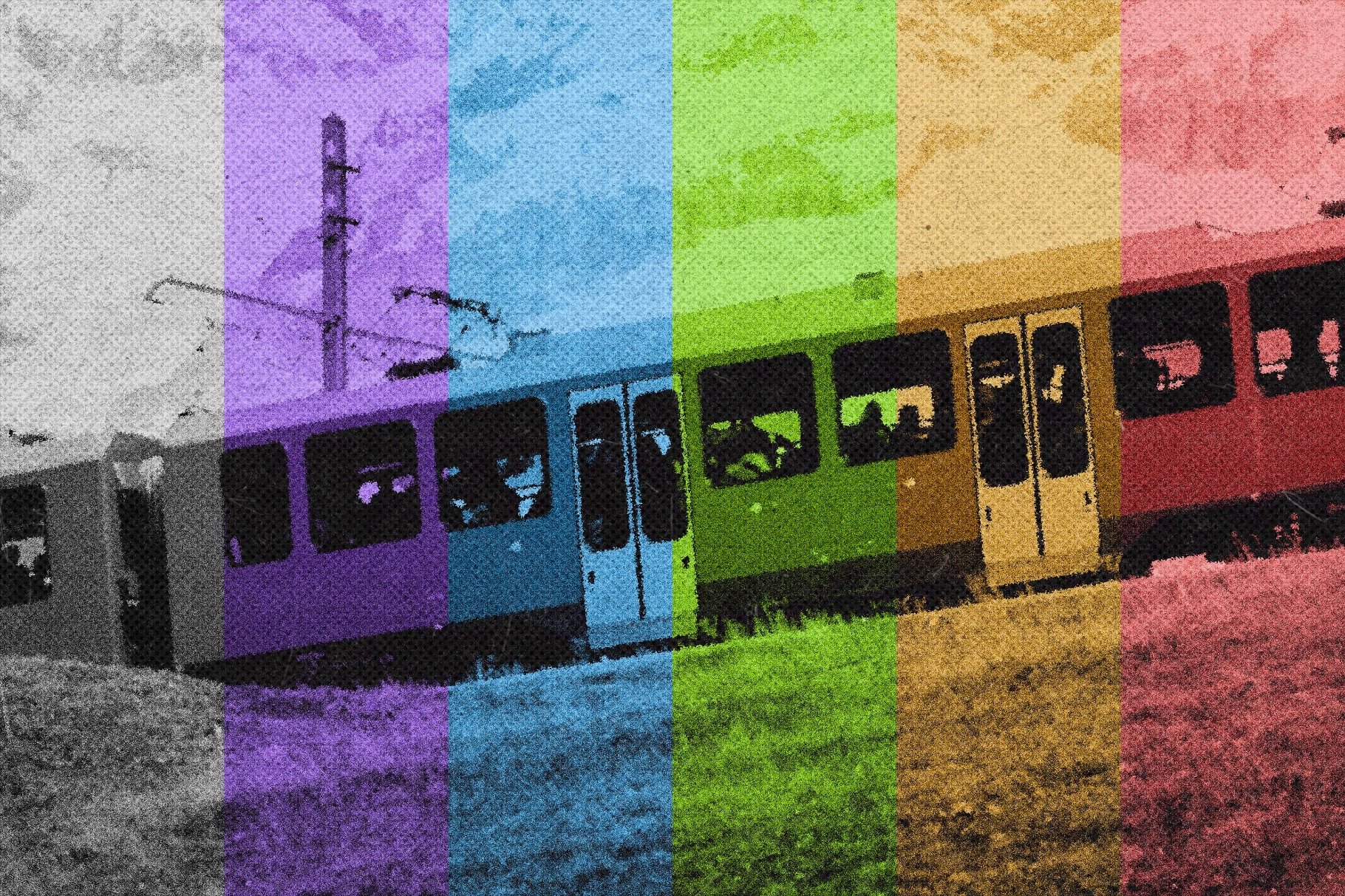 Grain Colored Printer Photo Effect