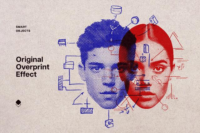 Original Overprint Effect