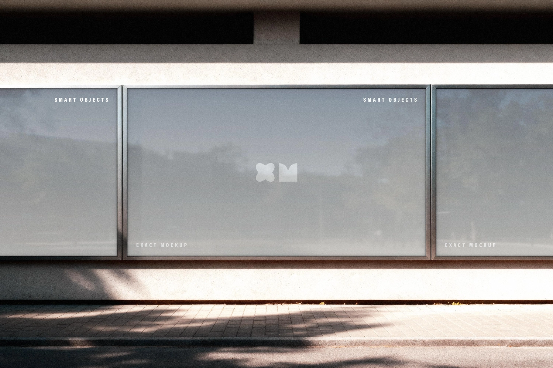 Metal Framed Billboard Mockup