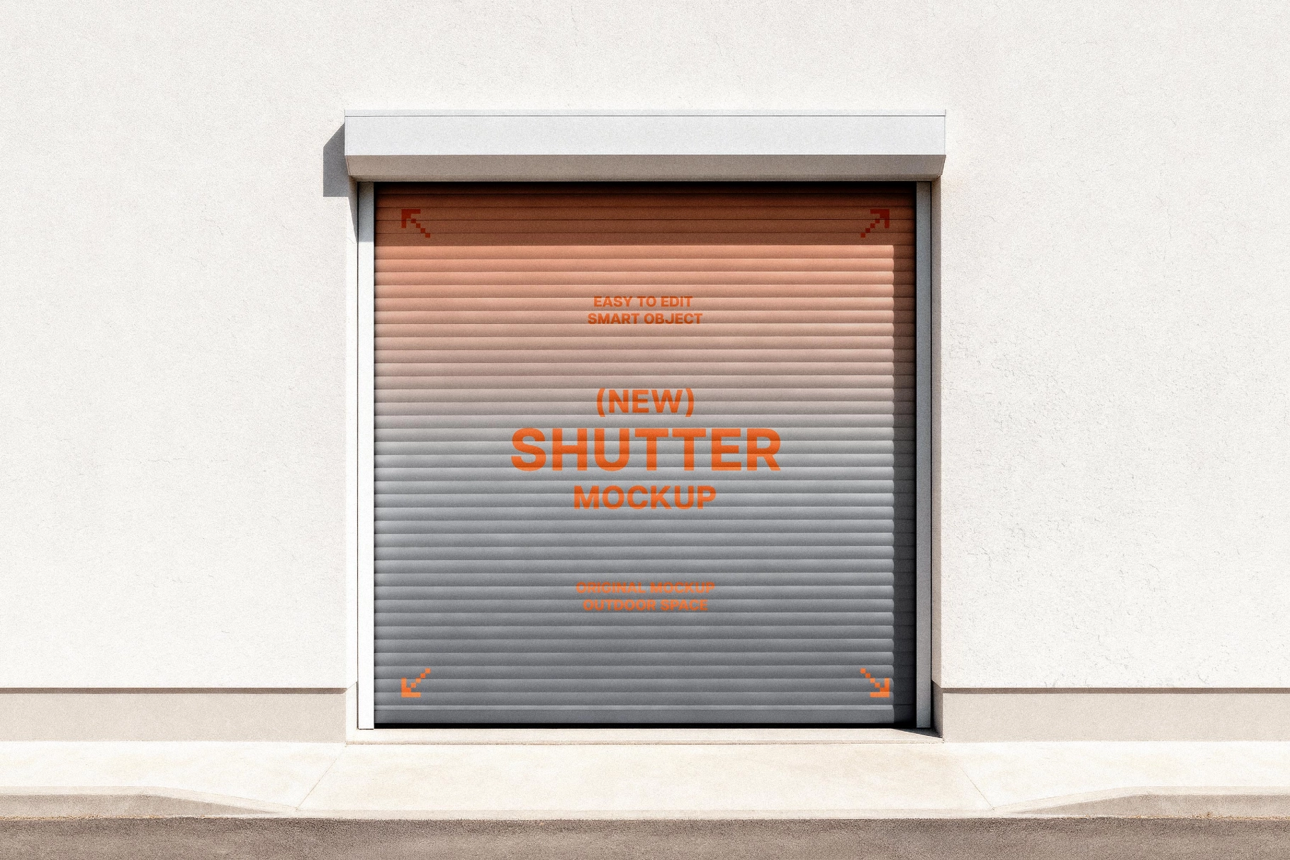 Shutter Door Mockup