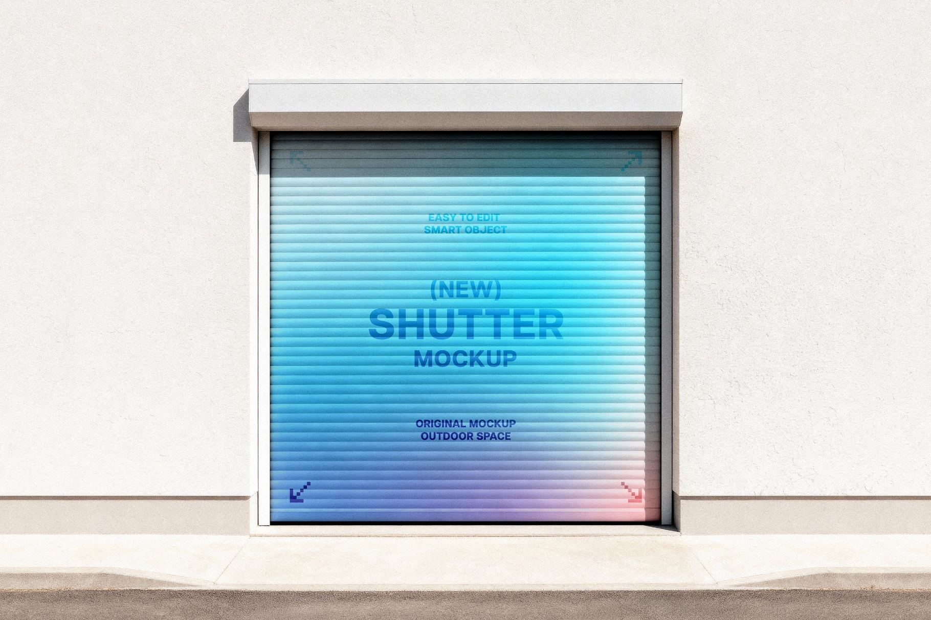Shutter Door Mockup