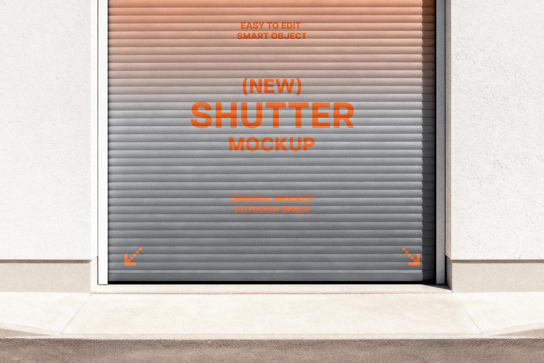 Shutter Door Mockup