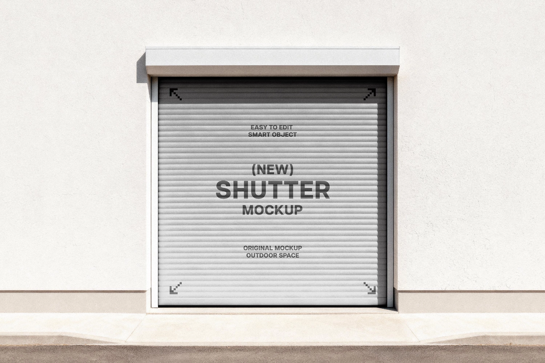Shutter Door Mockup