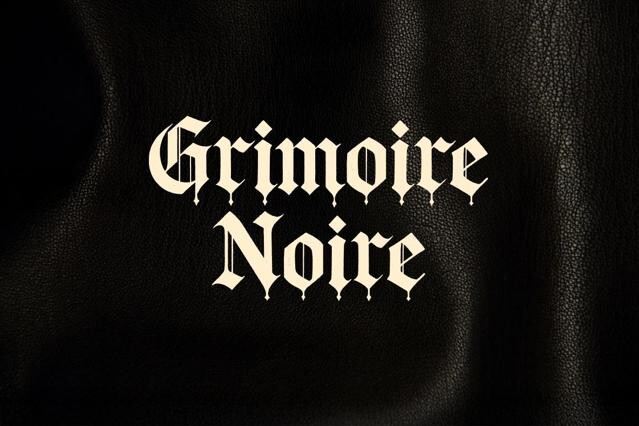 Grimoire Noire – Gothic Blackletter