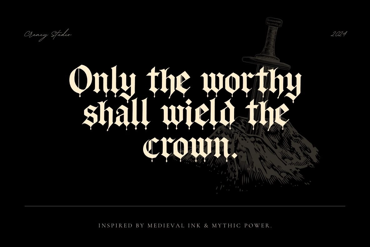 Grimoire Noire – Gothic Blackletter