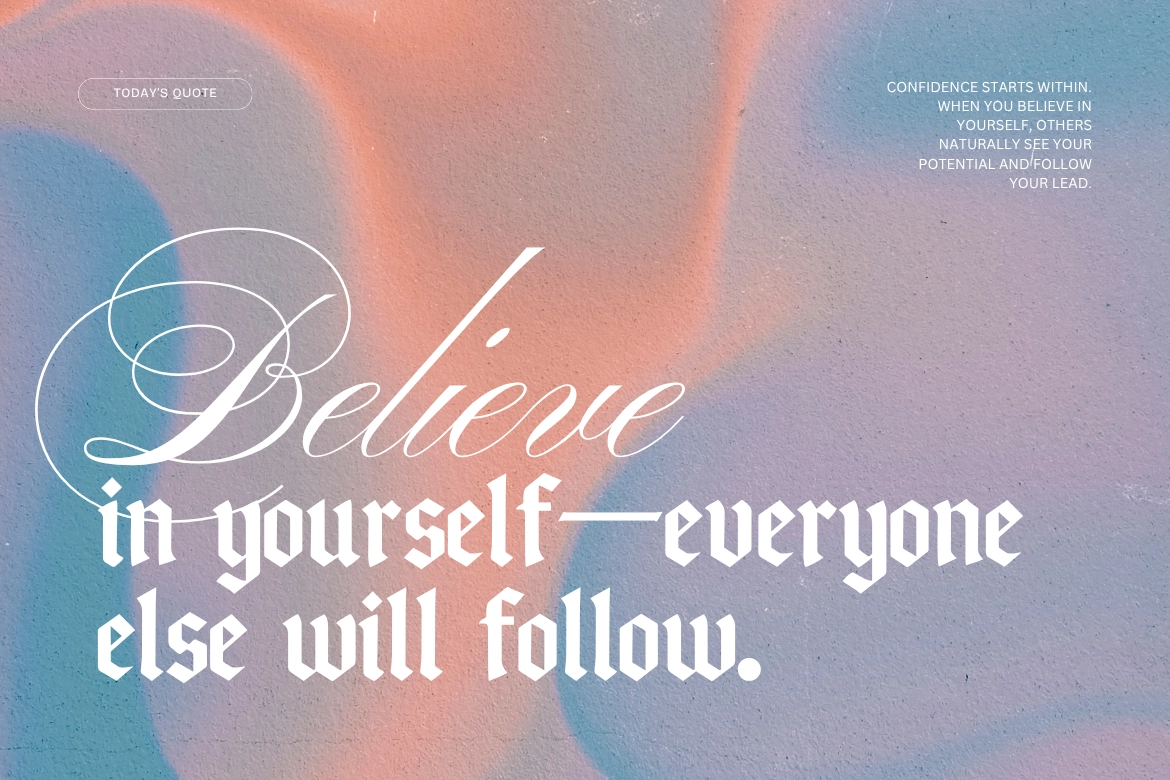 Velthoven Black – Modern Blackletter