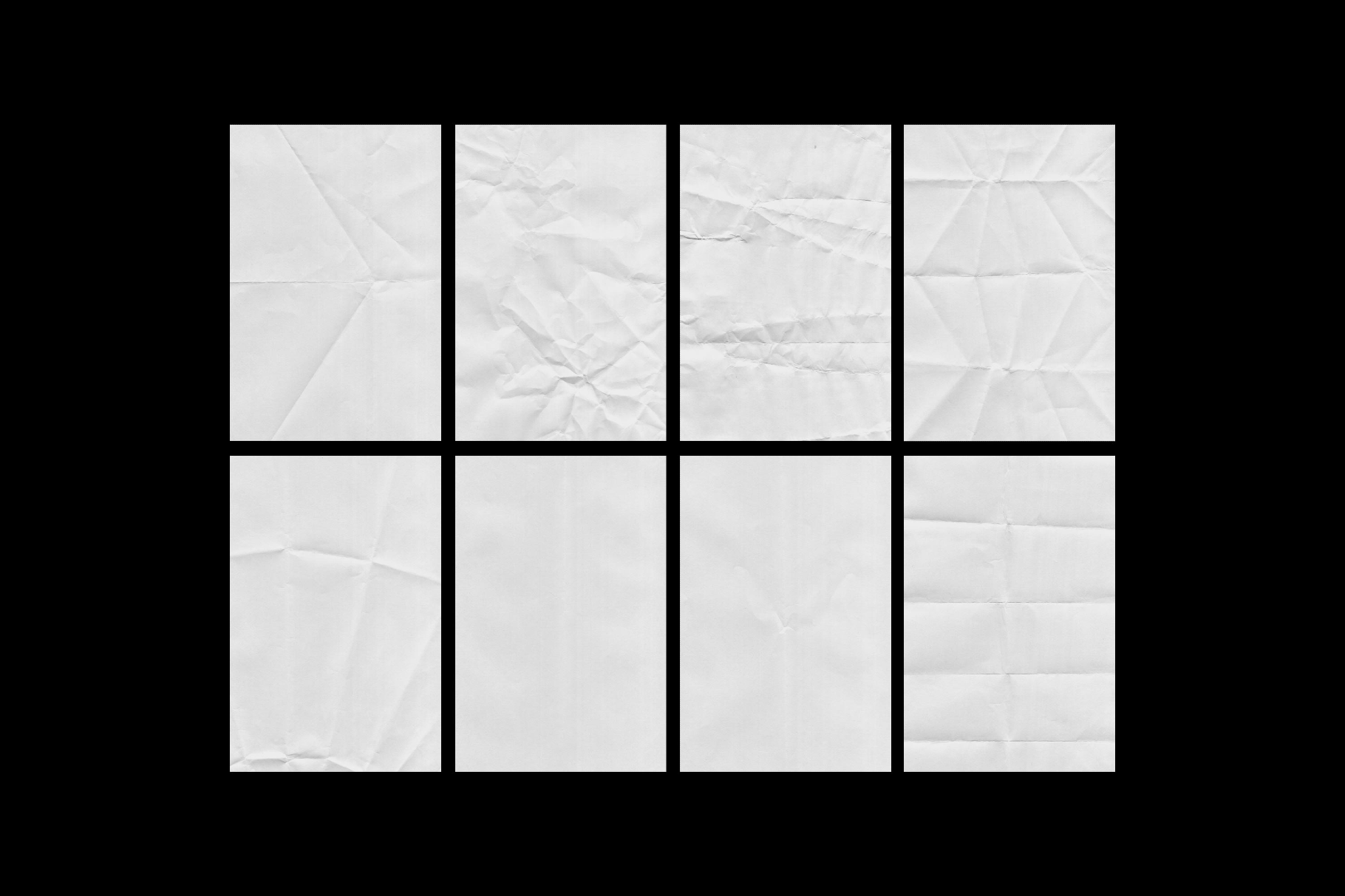 Wrinkled & Folded Papers Collection