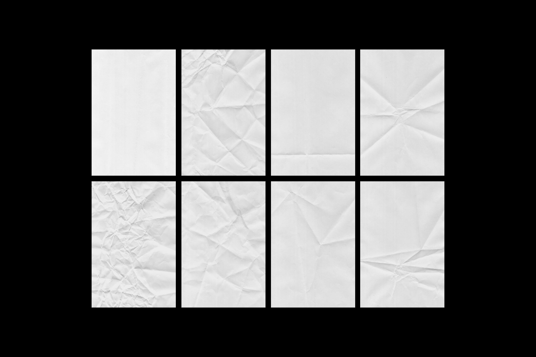 Wrinkled & Folded Papers Collection