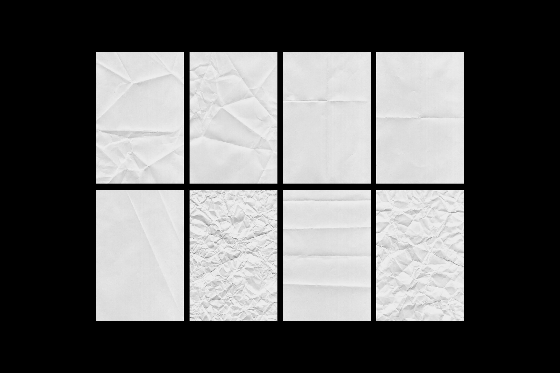 Wrinkled & Folded Papers Collection