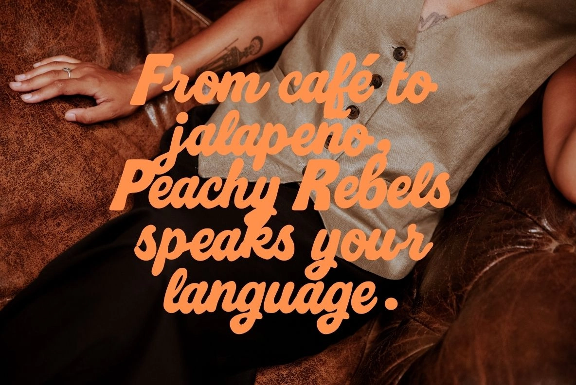 Peachy Rebels – Playful Font
