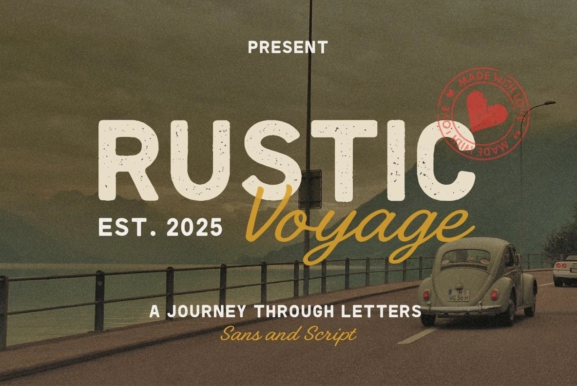 Rustic Voyage – Font Duo