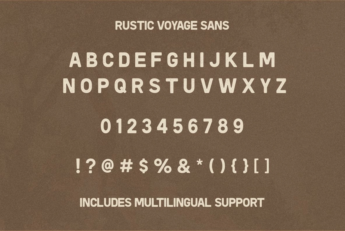Rustic Voyage – Font Duo