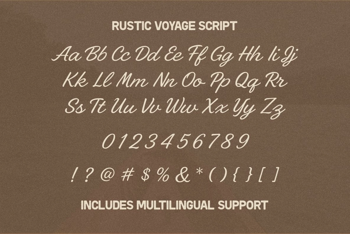 Rustic Voyage – Font Duo