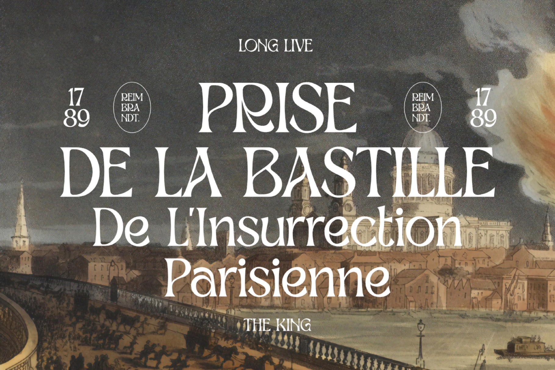 Reimbrandt - Art Nouveau Font