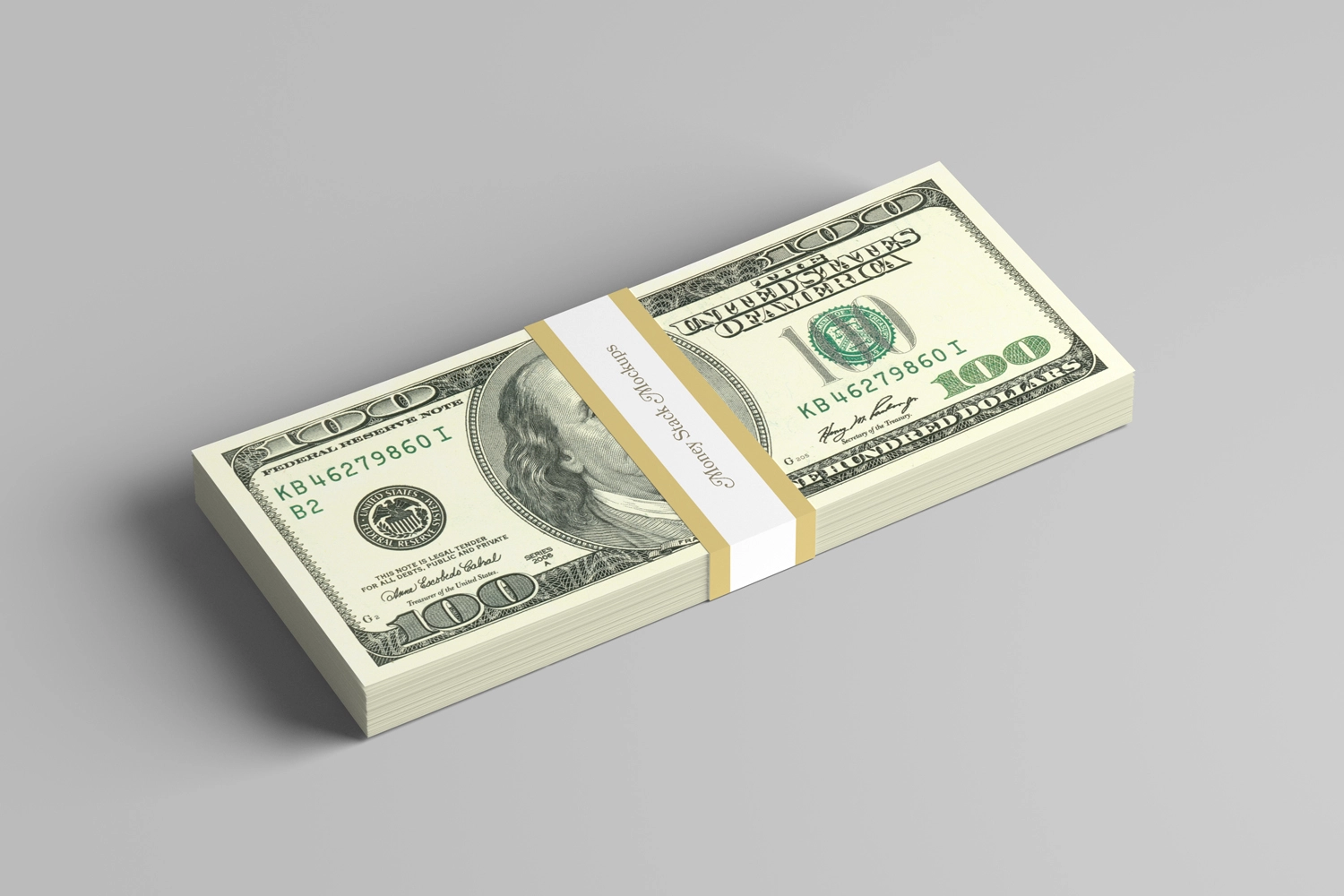 Money Stack Mockups