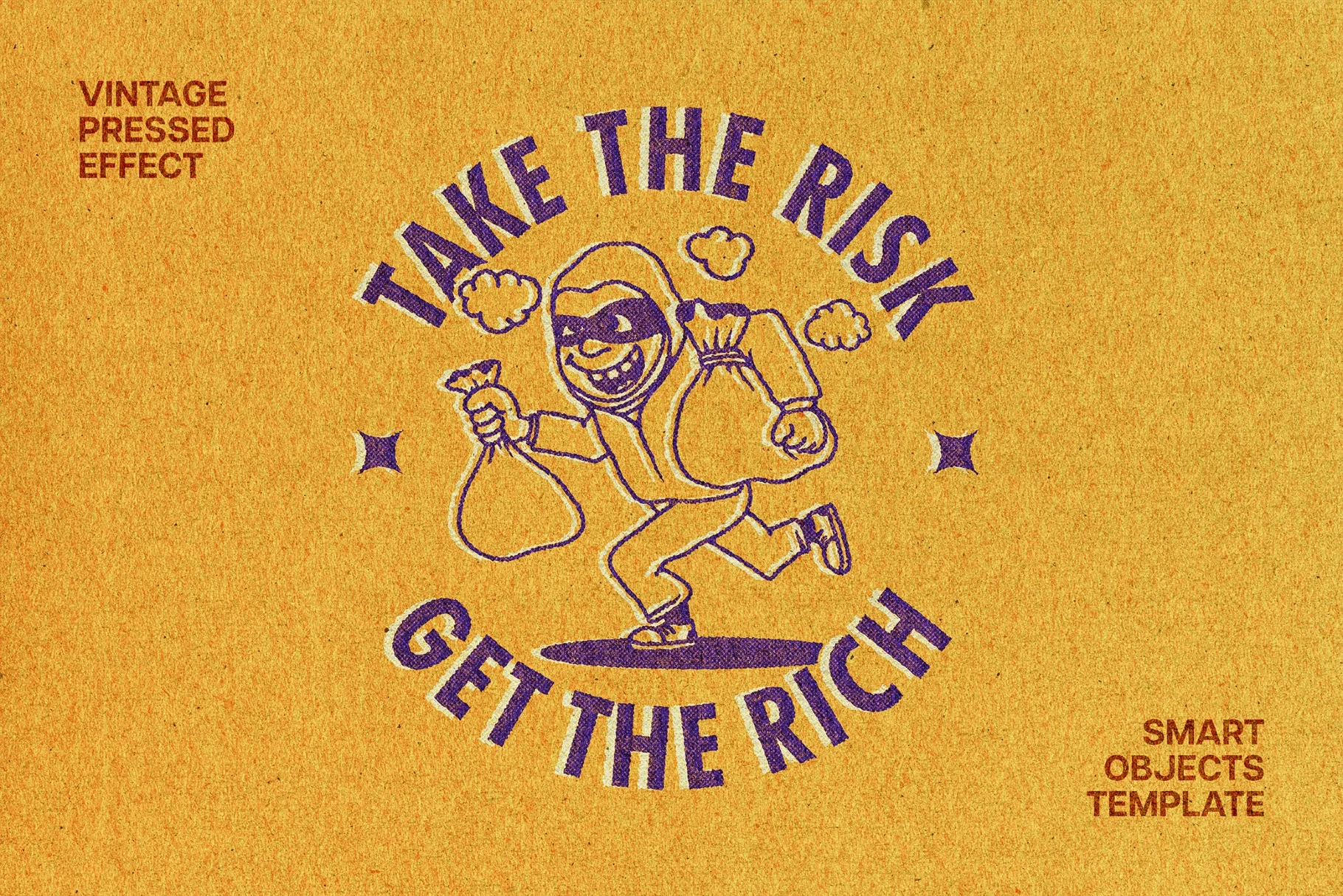 Vintage Pressed Effect