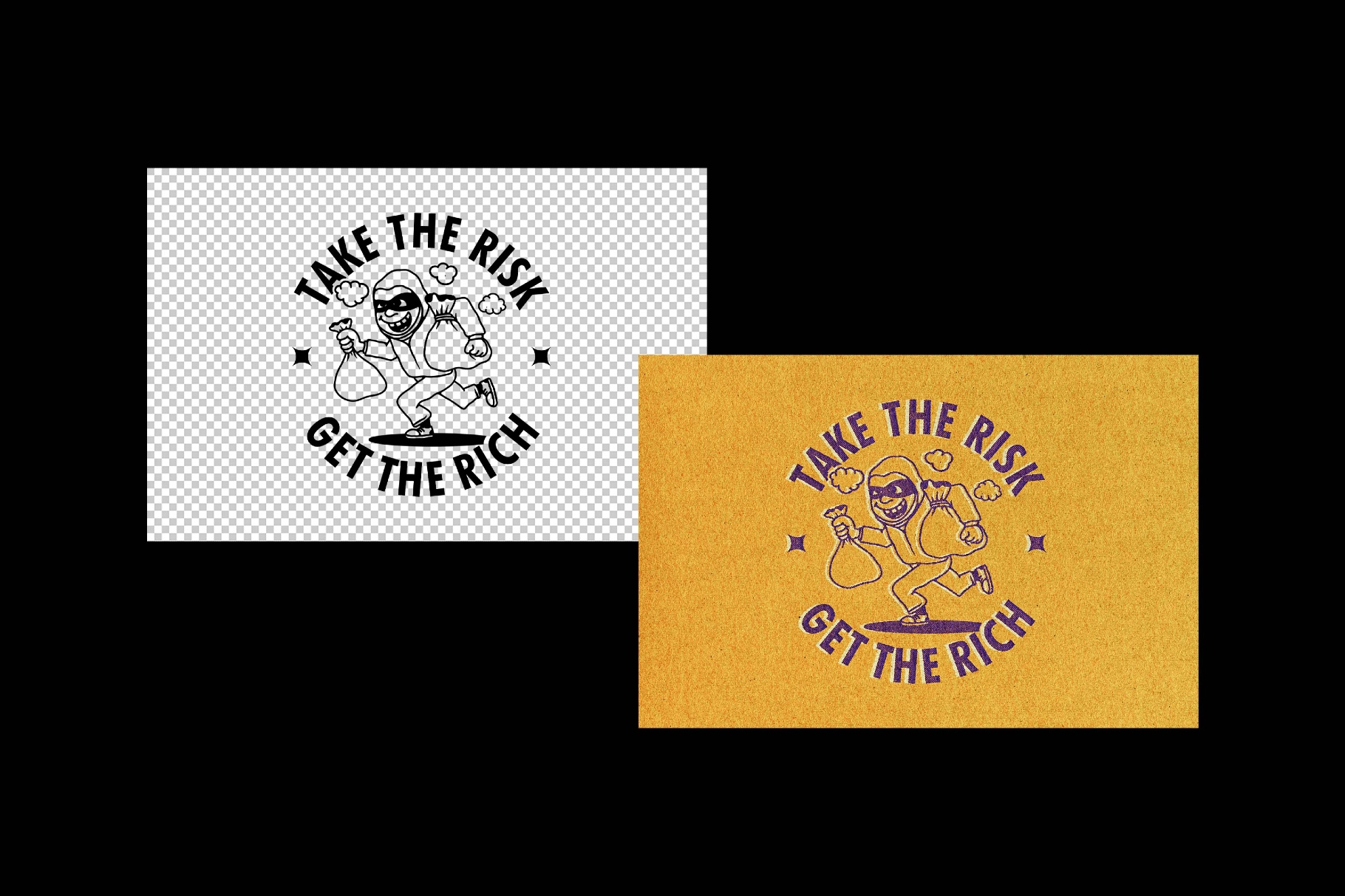 Vintage Pressed Effect