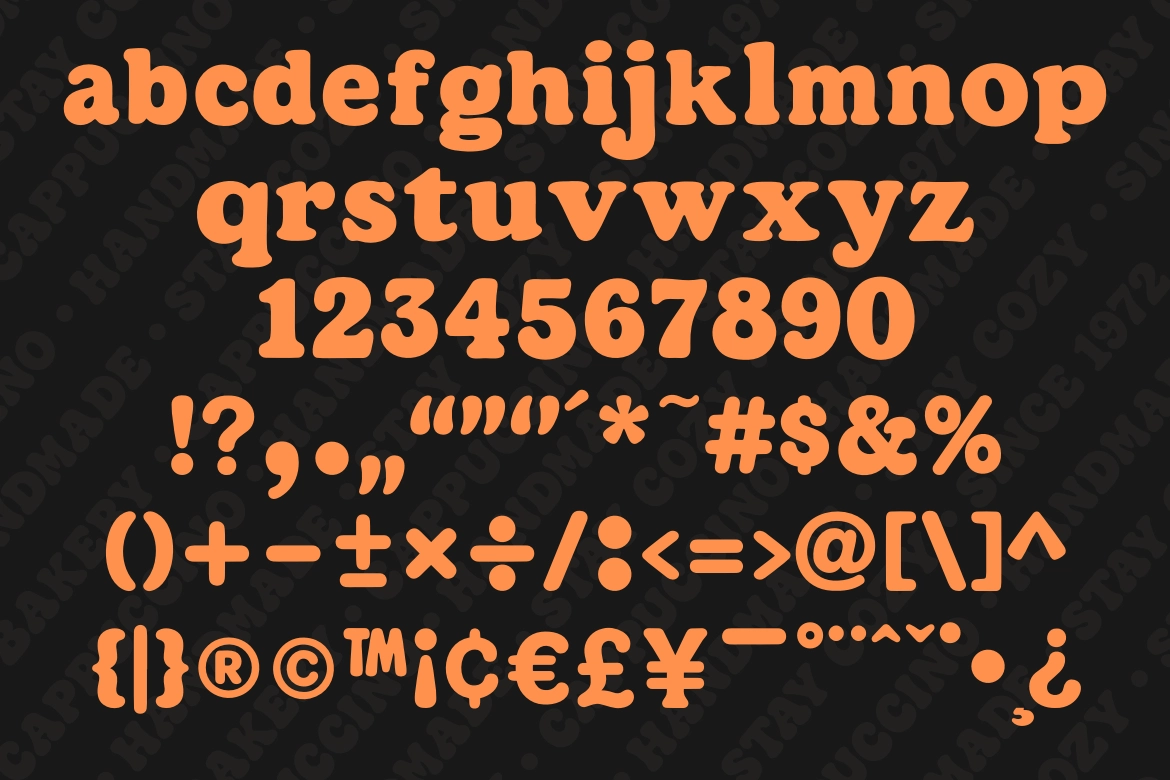 Pawcinno – Playful Retro Bubble Font