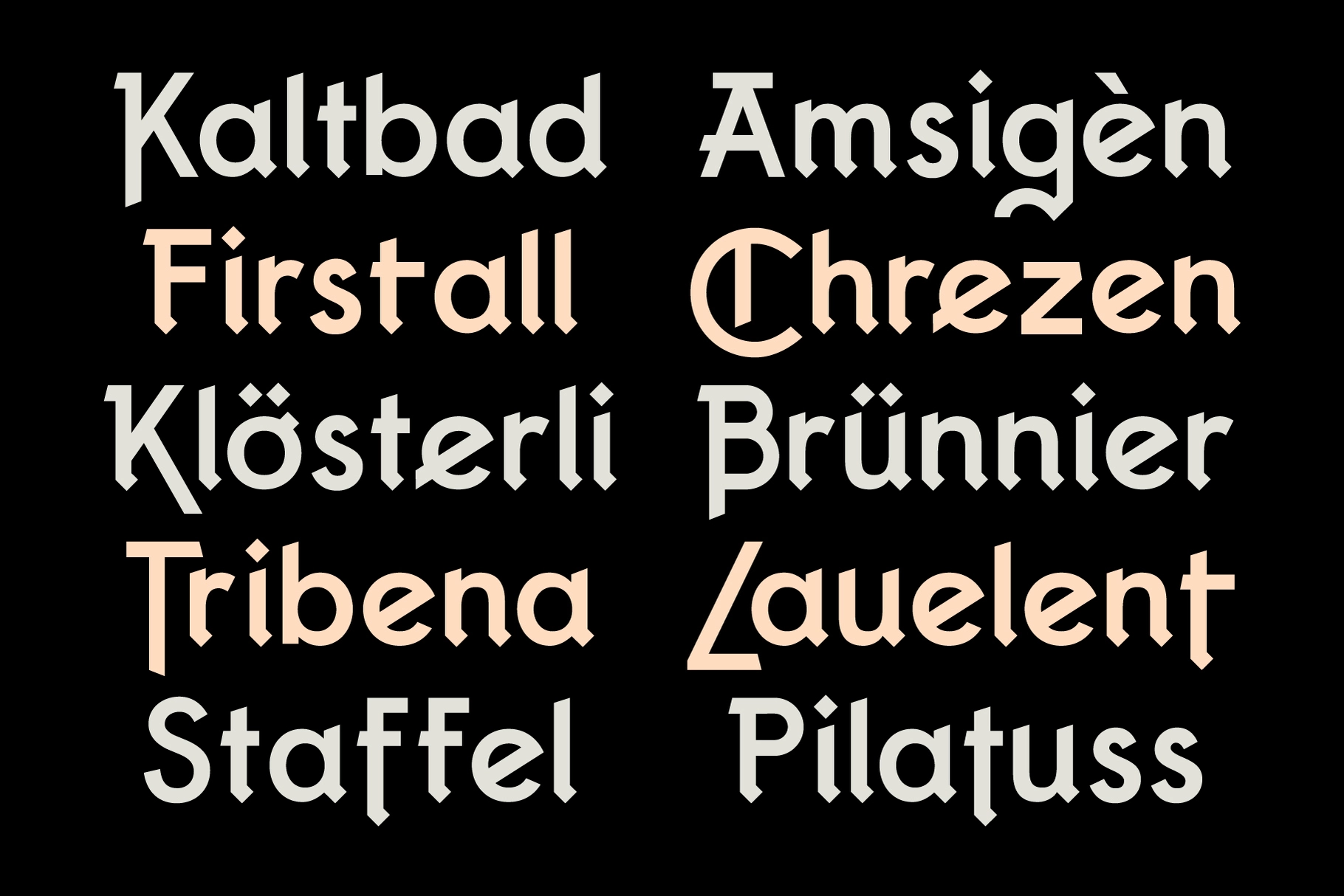 Comrades Blackletter Font