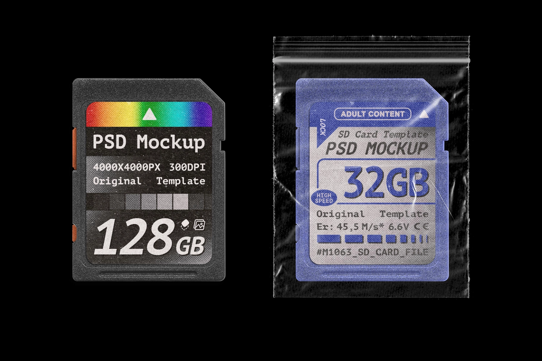 SD Card Mockup