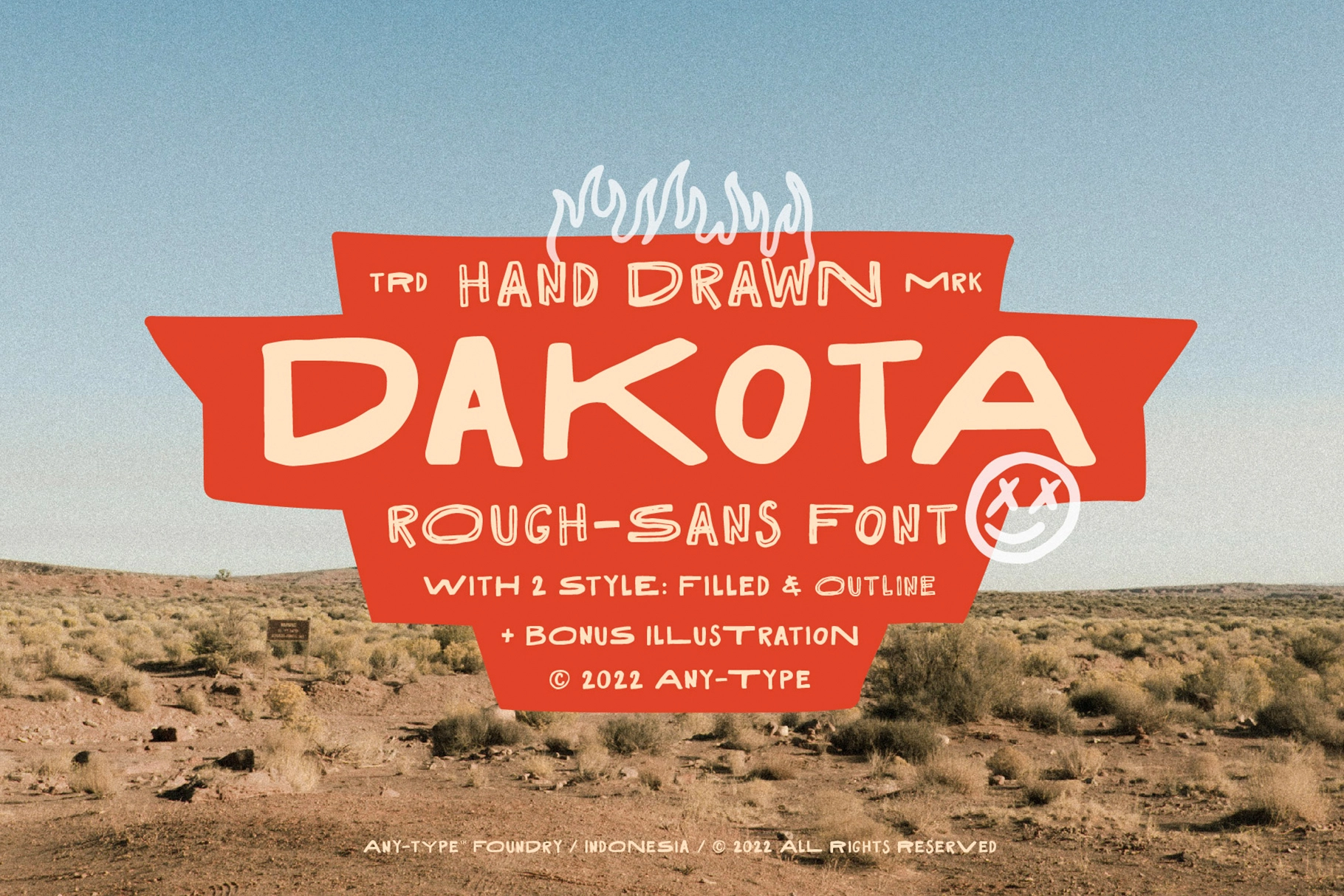 Dakota Rough Sans + Bonus