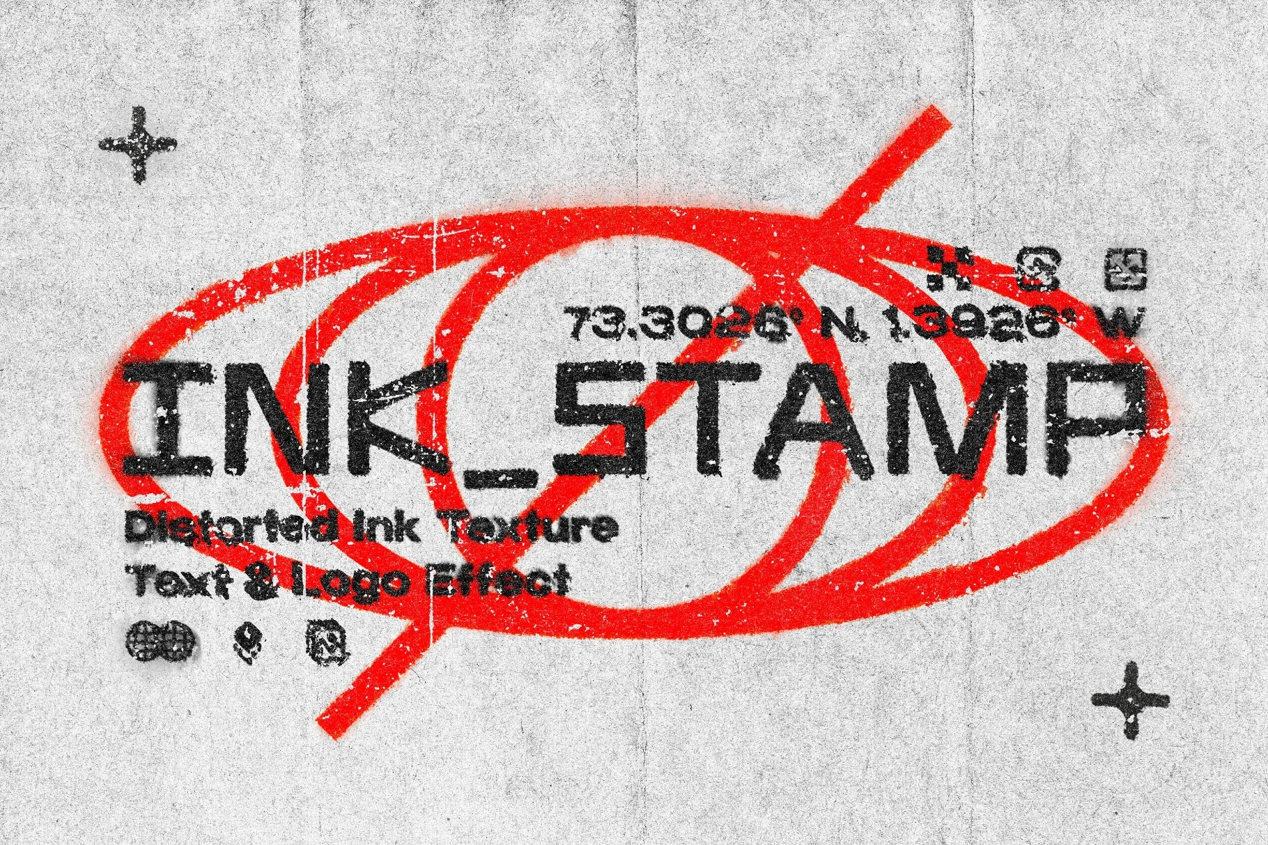 Ink Stamp Text Effect