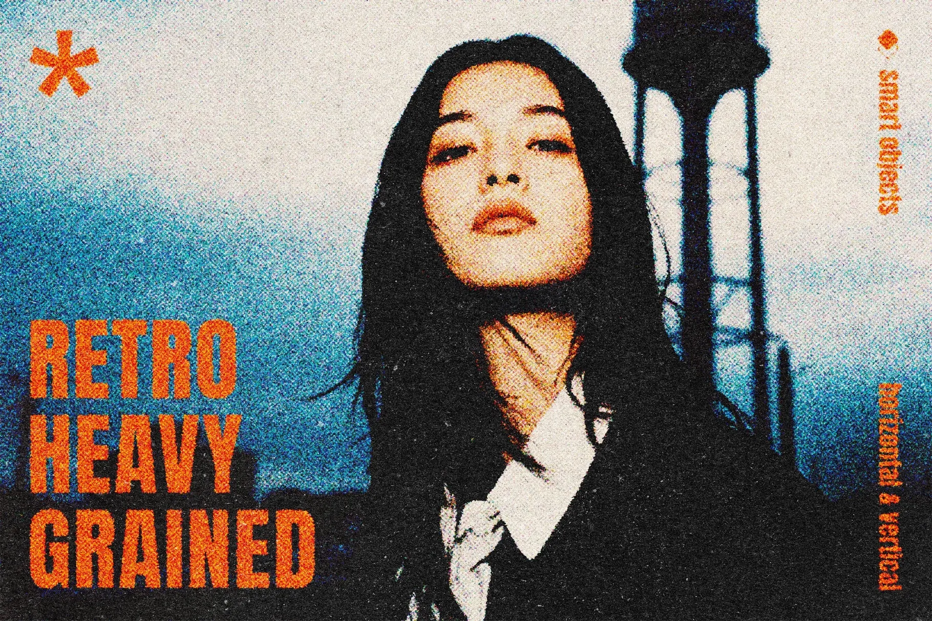 Retro Heavy Grained Photo Effect