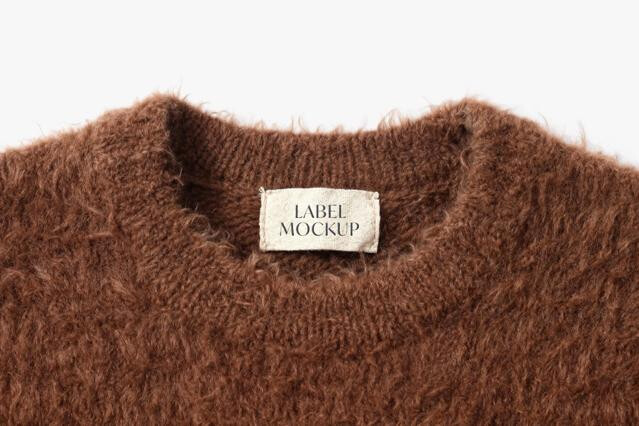 Sweater Label Mockup