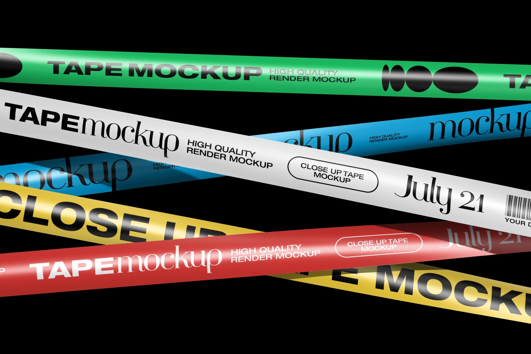 Packaging Tape Mockup