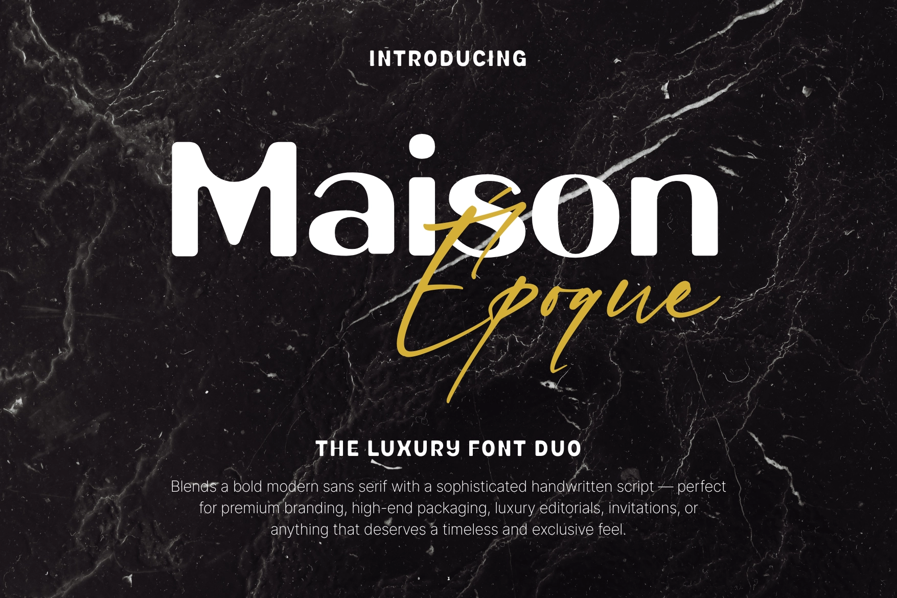 Maison Époque – The Luxury Font Duo