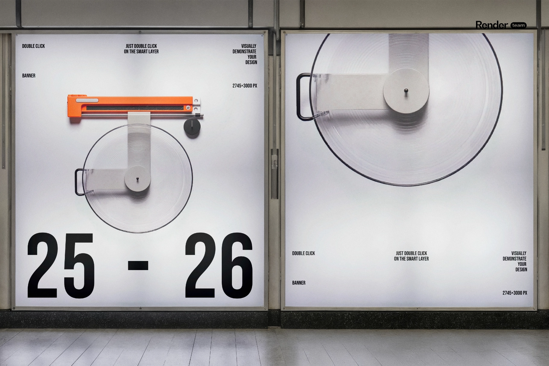 Light Billboard Mockup