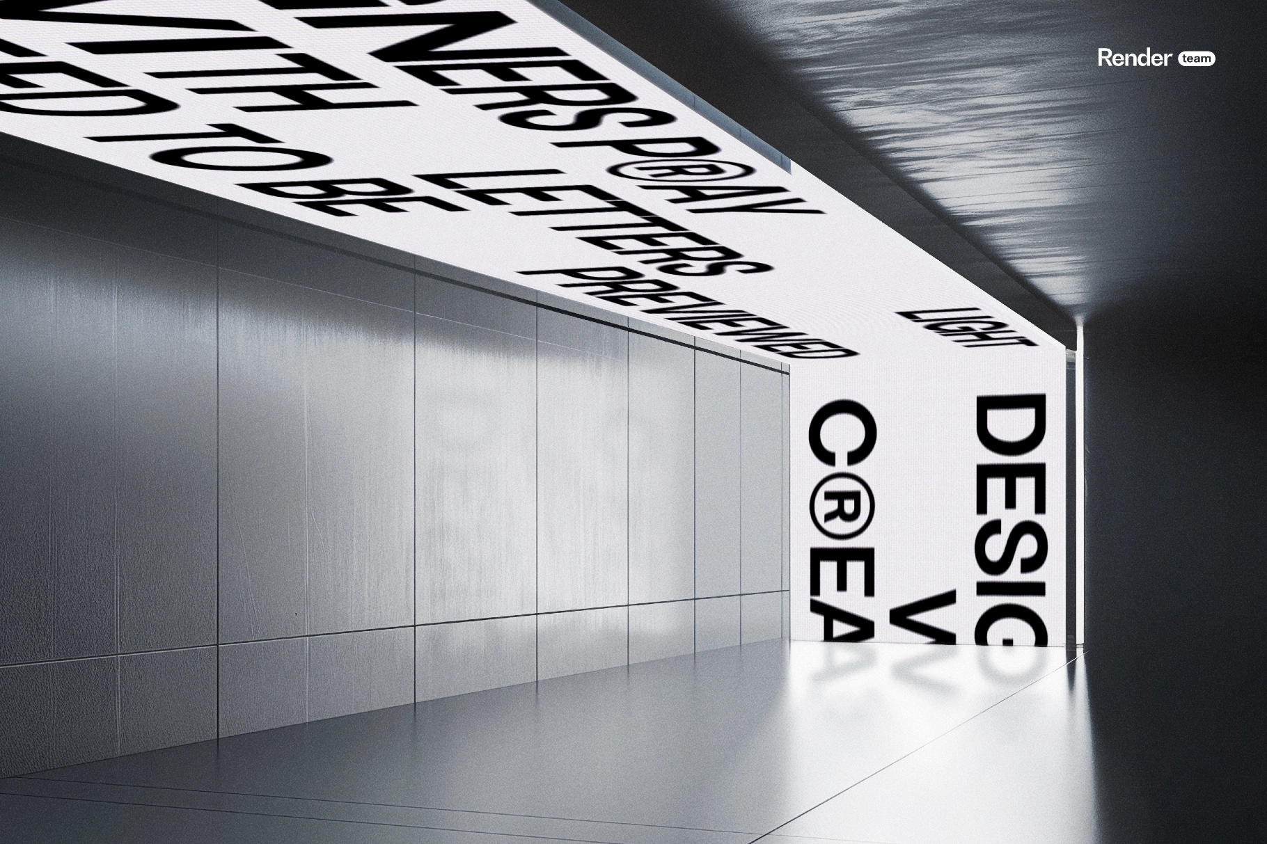 Light Billboard Mockup