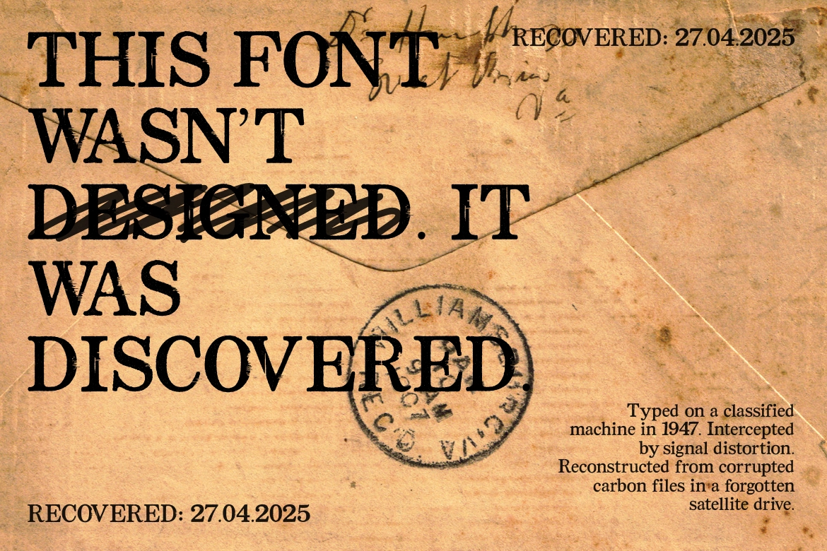 Wormhole Type – Glitch Font