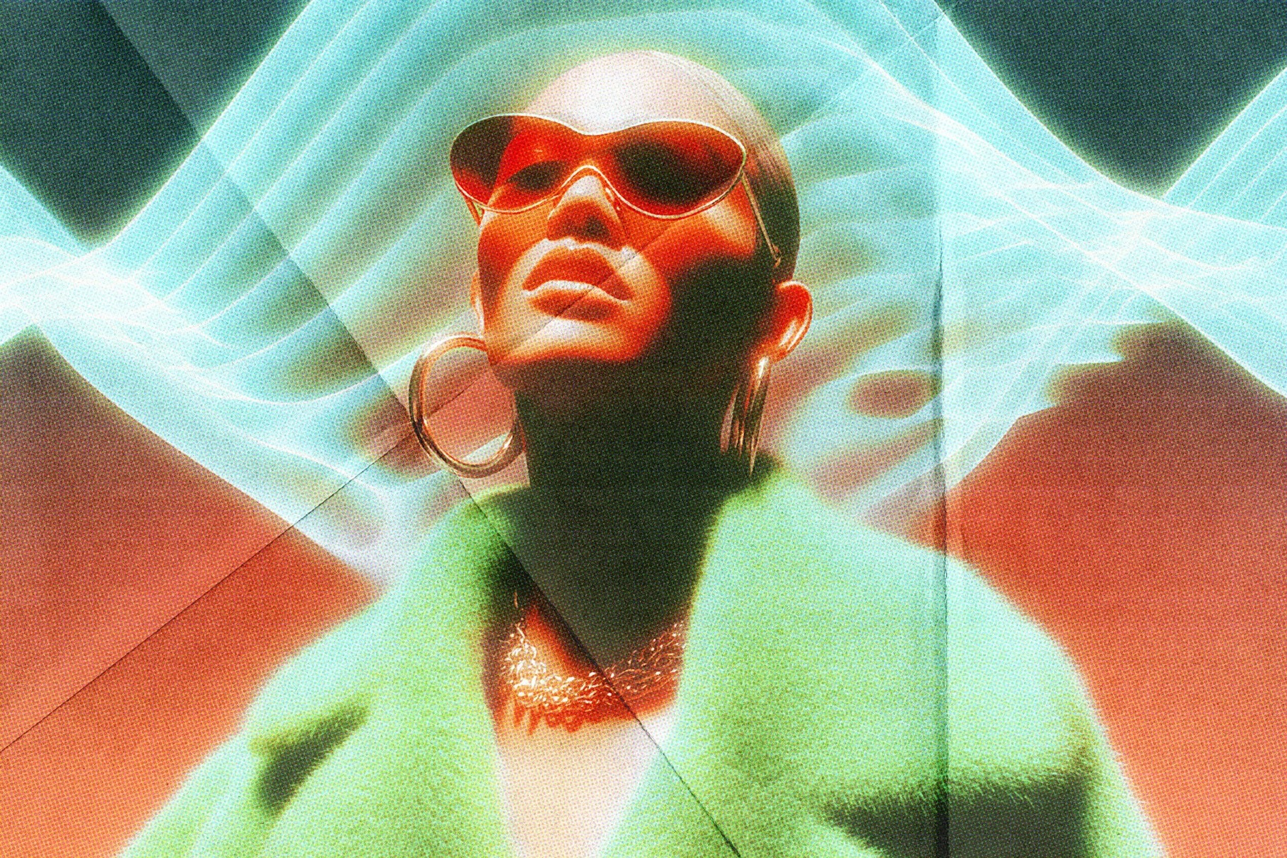 Halftone Print Photo Effect