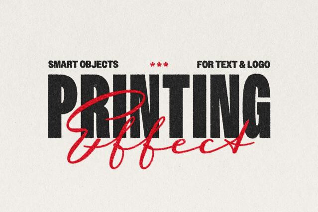 Print Text & Logo Effect