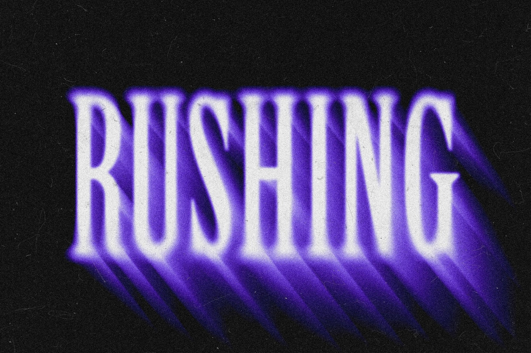 Rushing Blur Text & Logo Effect