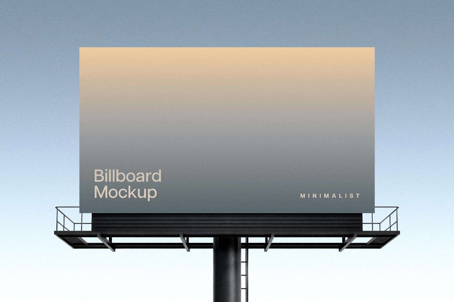 Minimalist Billboard Mockup