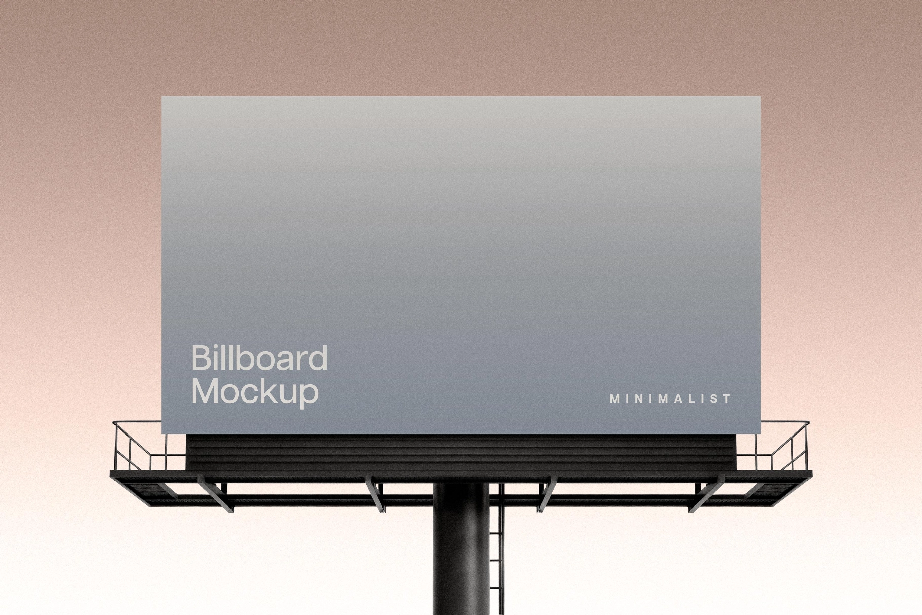 Minimalist Billboard Mockup
