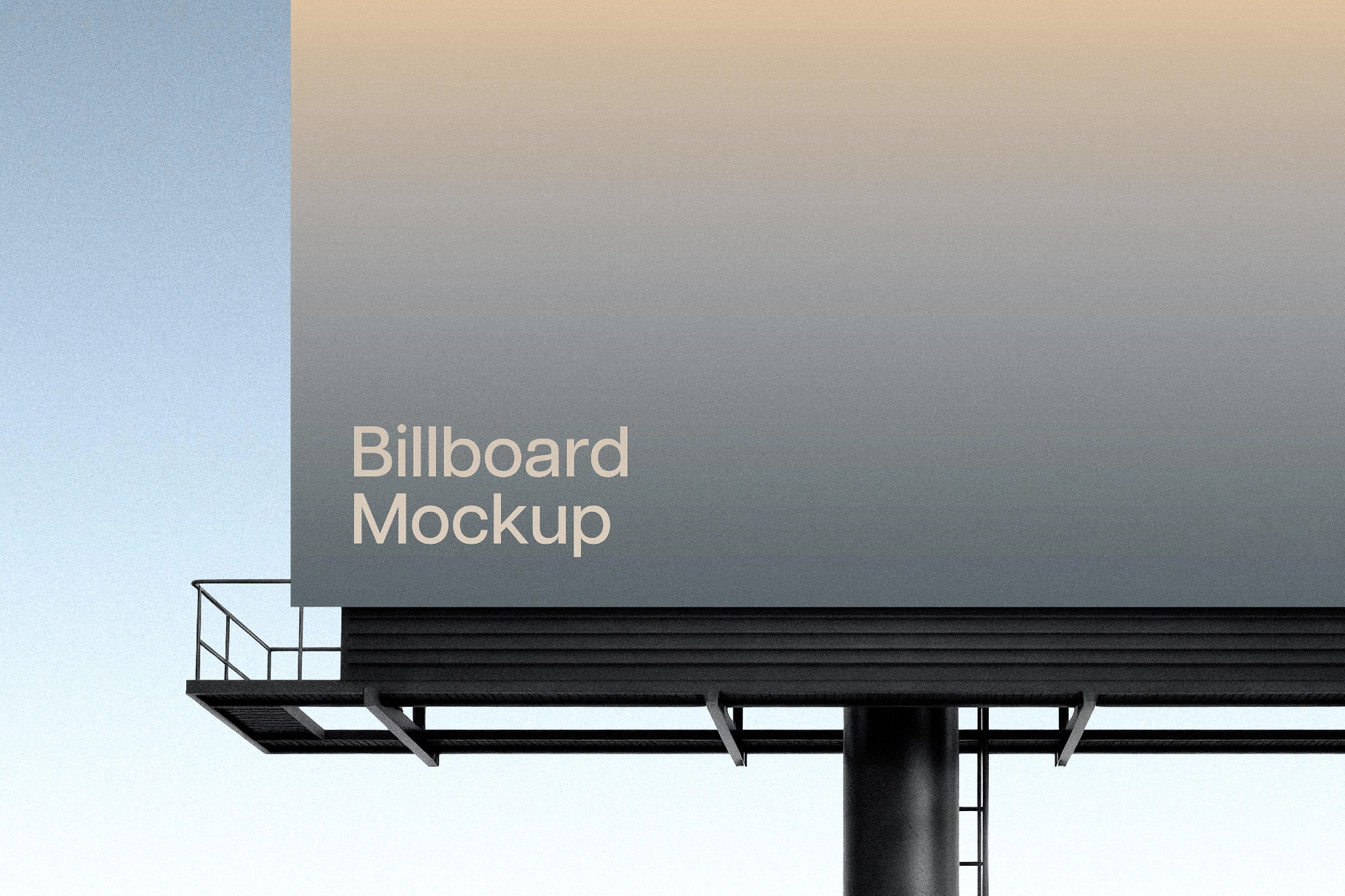 Minimalist Billboard Mockup