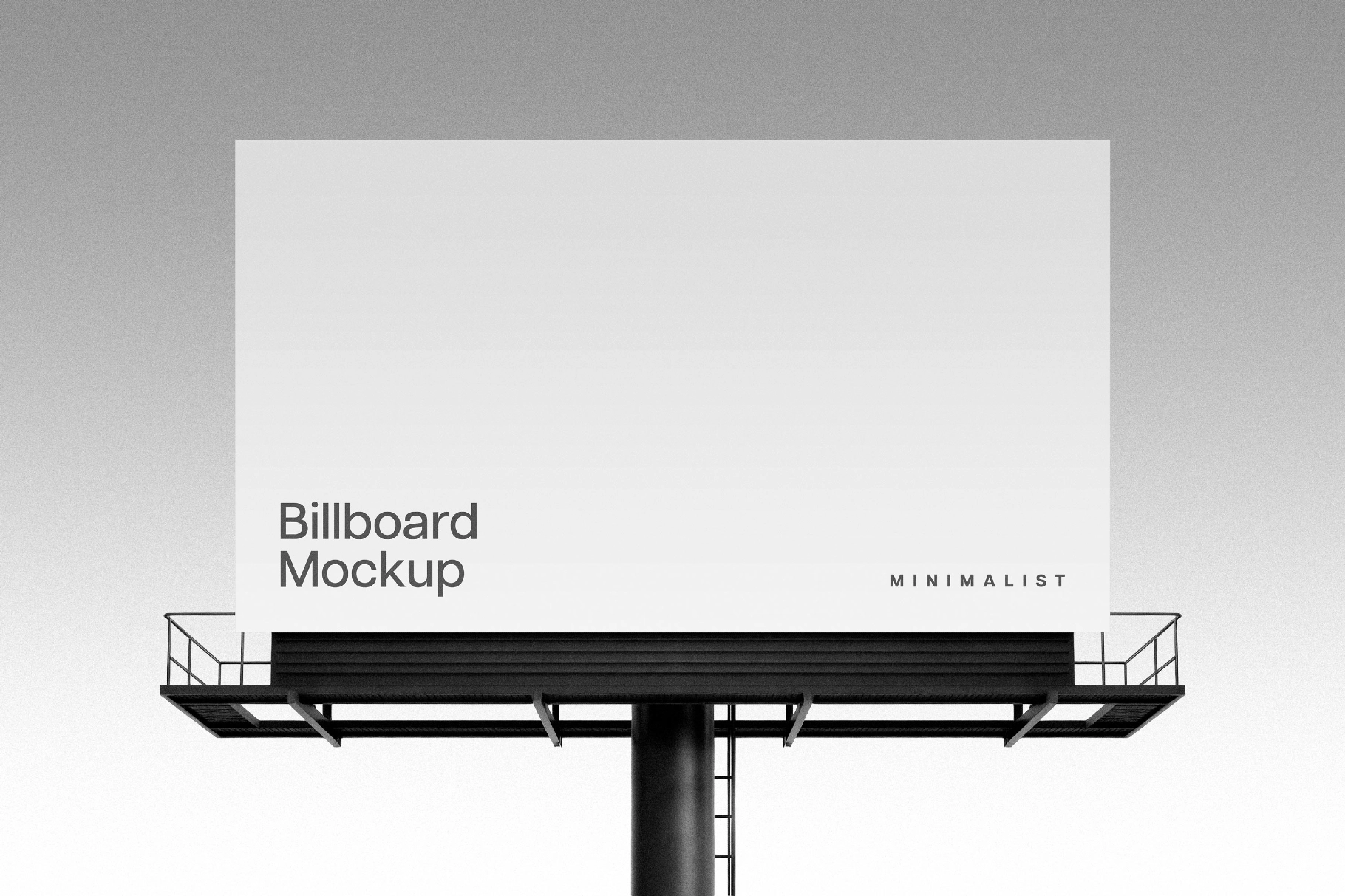 Minimalist Billboard Mockup