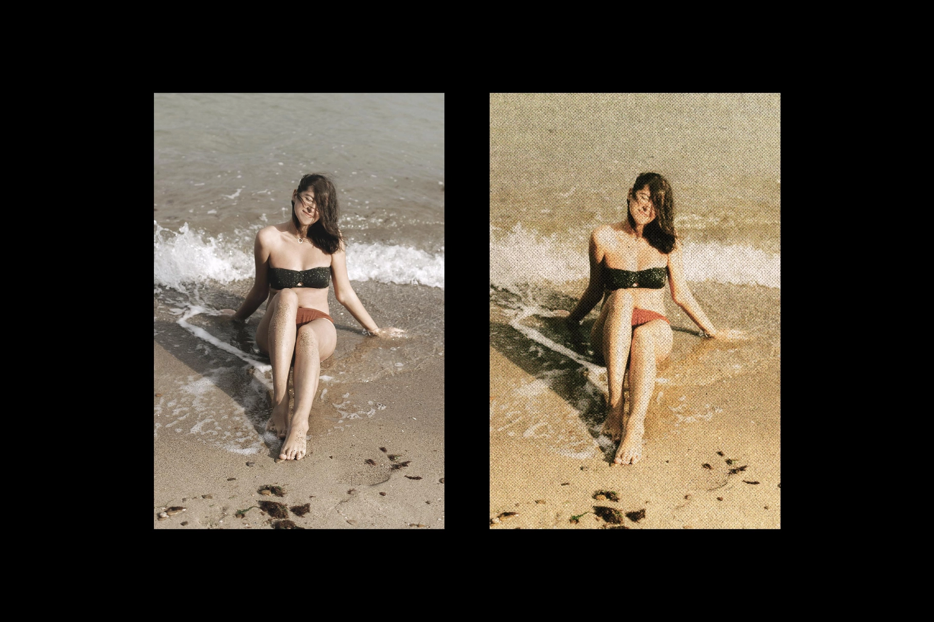 Grain Printed Filter Effect