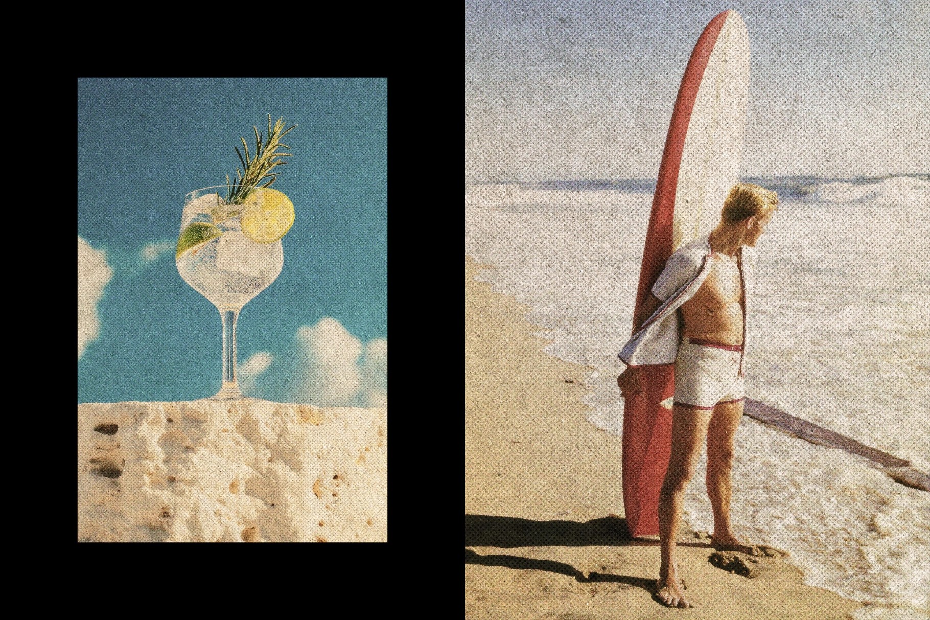 Grain Printed Filter Effect