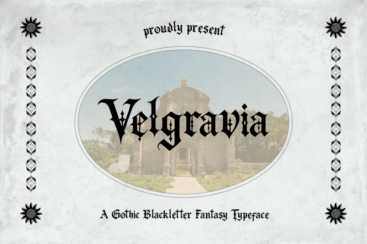 Velgravia – Gothic Blackletter Font