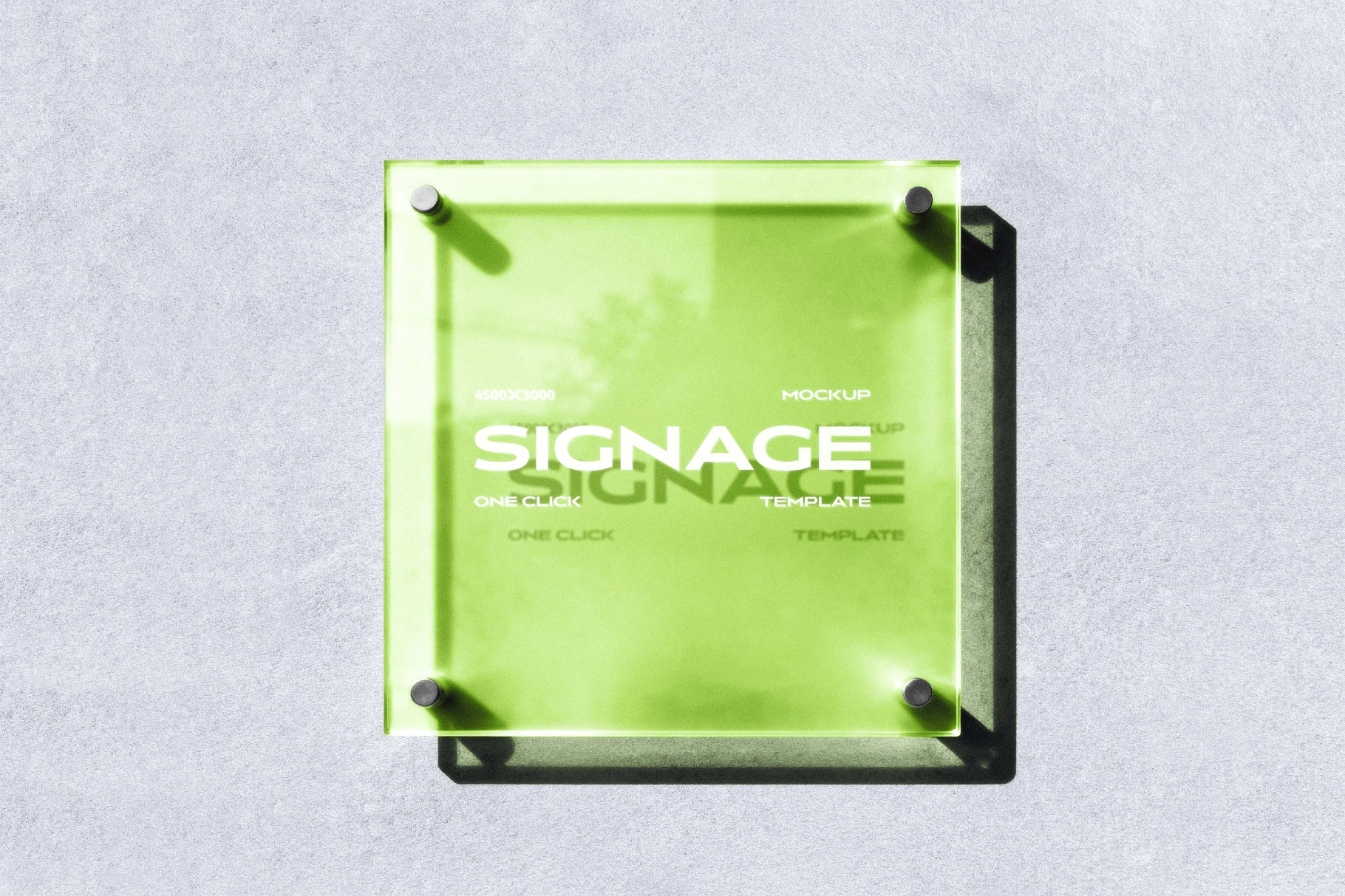 Acrylic Sign Mockup