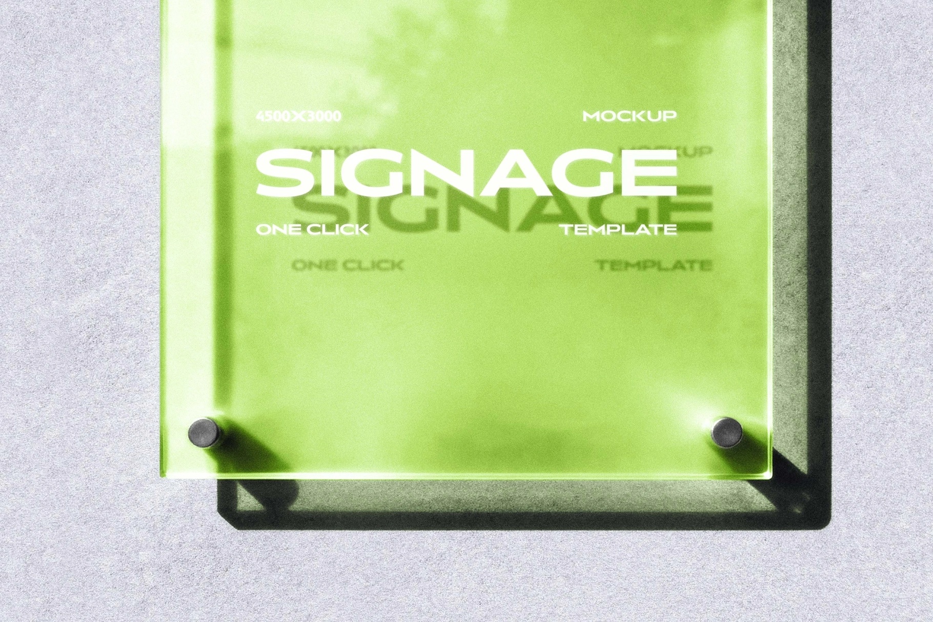 Acrylic Sign Mockup