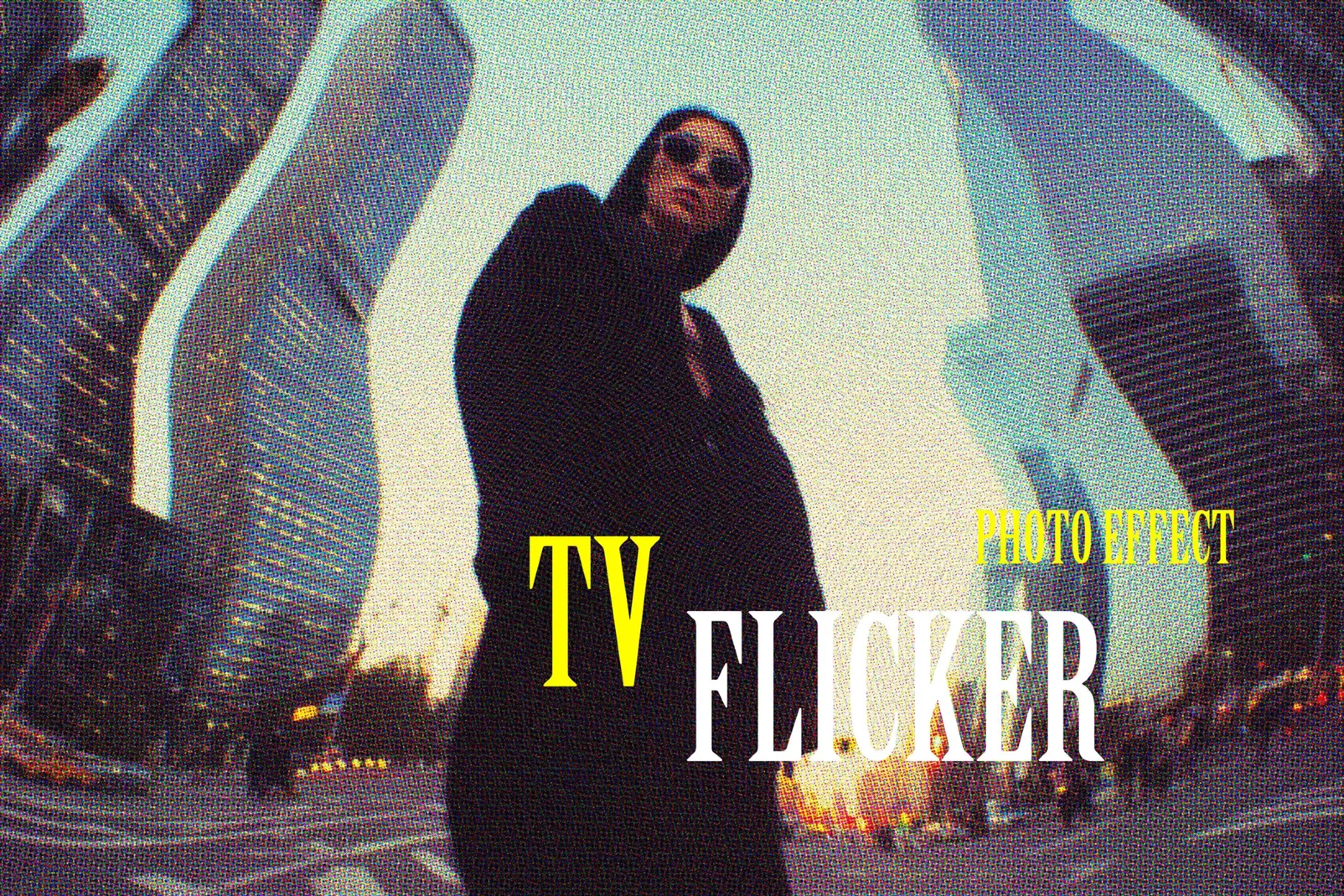 TV Flicker Photo Effect