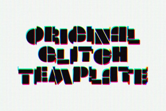 Glitch Screen Text Effect